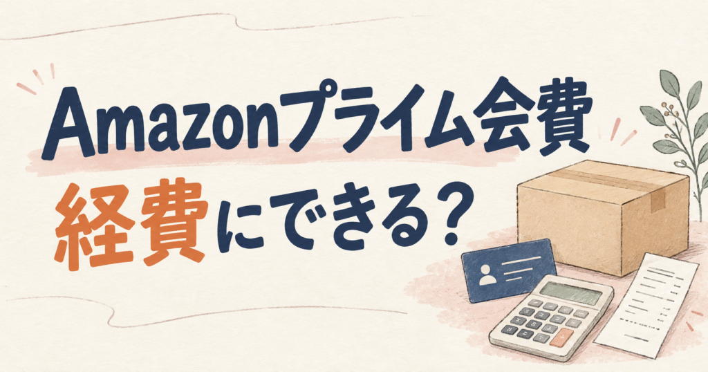 Amazonプライム会費は経費にできる？
